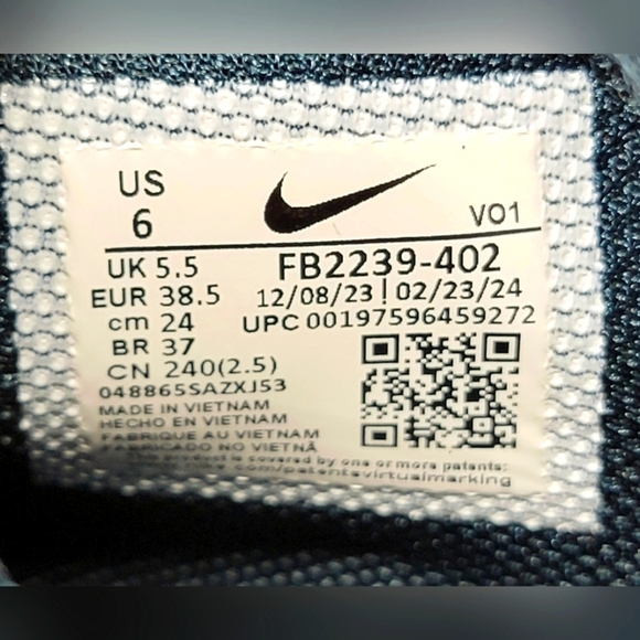 Nike LeBron Witness 8 Armory Navy Green Frost Shoes Men's Size 6 FB2239-402 New - Picture 4 of 11